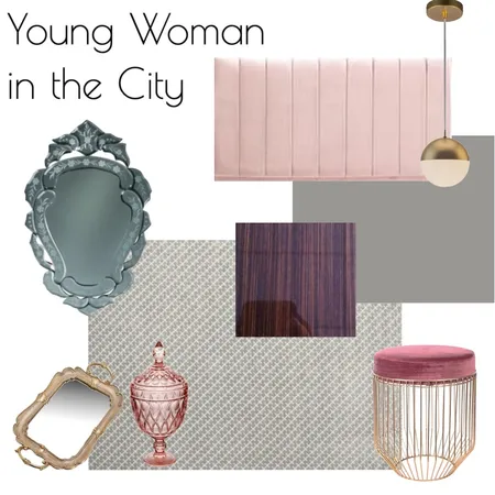 Young woman in the City Interior Design Mood Board by RLInteriors on Style Sourcebook