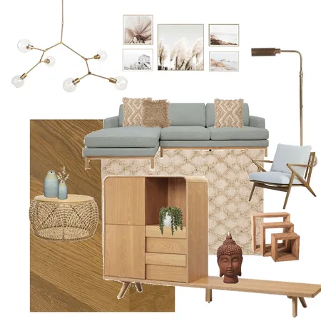 Boho living room Interior Design Mood Board by Célia Miranda on Style Sourcebook