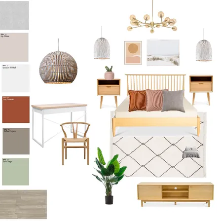 Ampliación de dormitorio con home office Interior Design Mood Board by Jesica on Style Sourcebook