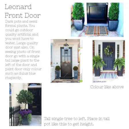 Leonard front door Interior Design Mood Board by Simply Styled on Style Sourcebook