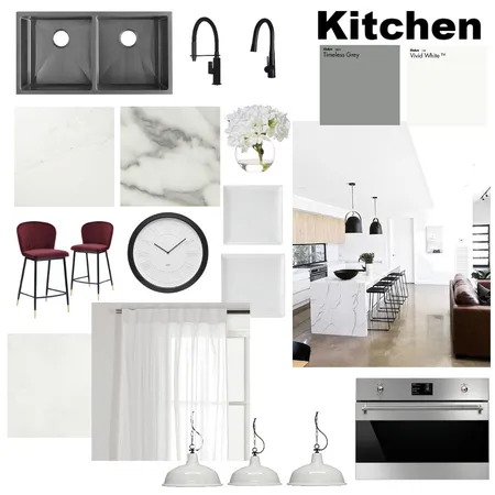 Mod 9 - Kitchen Interior Design Mood Board by Sozi on Style Sourcebook