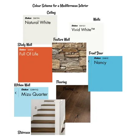 Mediterranean Colour scheme Interior Design Mood Board by Rashmi on Style Sourcebook