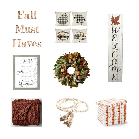 Fall must haves Interior Design Mood Board by Kimberly George Interiors on Style Sourcebook