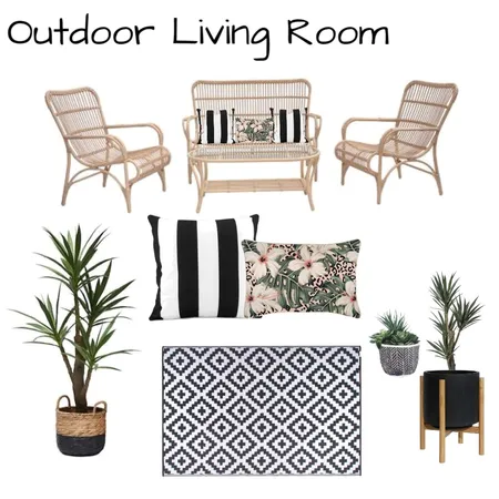 Outdoor Living Room Interior Design Mood Board by The Plumbette on Style Sourcebook