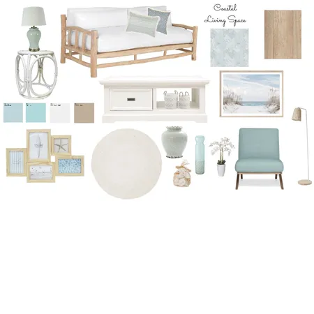 Coastal Style Living Space Interior Design Mood Board by Lilla663 on Style Sourcebook