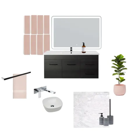 Sayla's ensuite Interior Design Mood Board by Seventy7 Interiors on Style Sourcebook