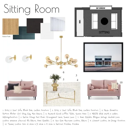 Sitting Room Interior Design Mood Board by celineinterior on Style Sourcebook