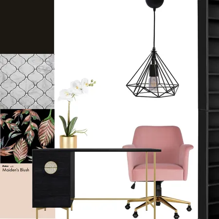 black and pink board Interior Design Mood Board by surabhi on Style Sourcebook