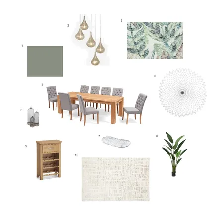 Dining Room Interior Design Mood Board by kerriepea on Style Sourcebook