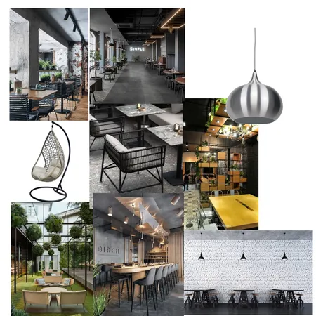 restaurant Interior Design Mood Board by prachita on Style Sourcebook