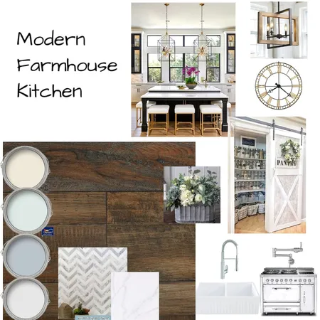 Modern Farm house Kitchen Interior Design Mood Board by KittyBoo on Style Sourcebook