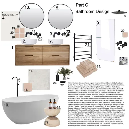 bathroom_redesign Interior Design Mood Board by jasmine-jayne-simmons@hotmail.com on Style Sourcebook