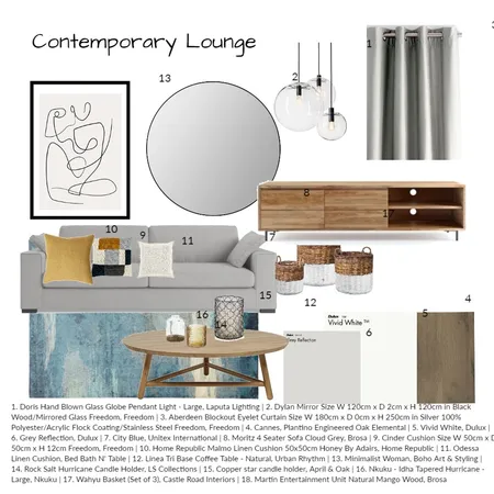 ContemporaryLounge Interior Design Mood Board by LJT0994 on Style Sourcebook