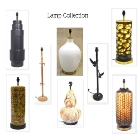 Lamp collection Interior Design Mood Board by Marie-Claire on Style Sourcebook