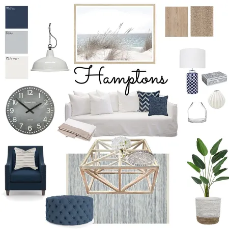 Hamptons Mood Board Interior Design Mood Board by BrookeRiddell on Style Sourcebook