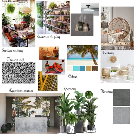 Sheroza Reception Interior Design Mood Board by inadhim on Style Sourcebook