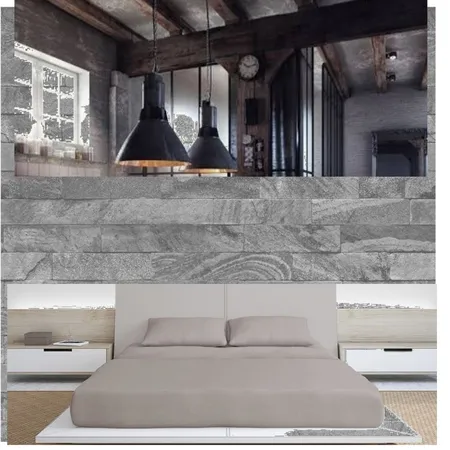 Industrial Themed Bedroom Interior Design Mood Board by shahsyedsohail on Style Sourcebook