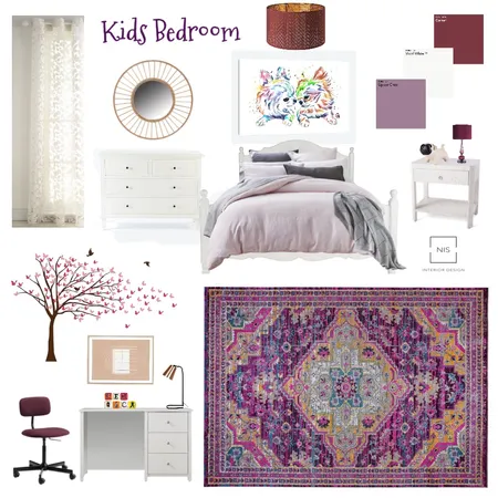 Kids bedroom Interior Design Mood Board by Nis Interiors on Style Sourcebook