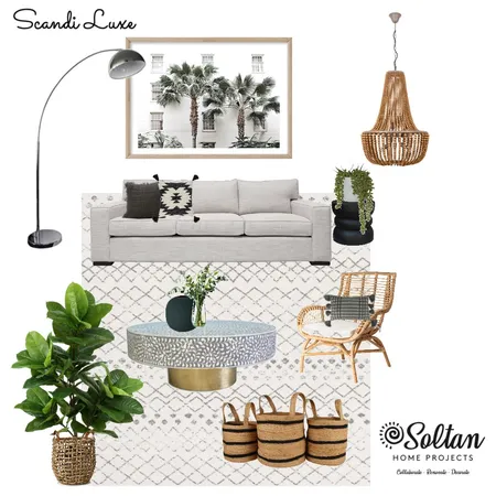 Scandi Luxe - Living Room Interior Design Mood Board by Soltan Home Projects on Style Sourcebook