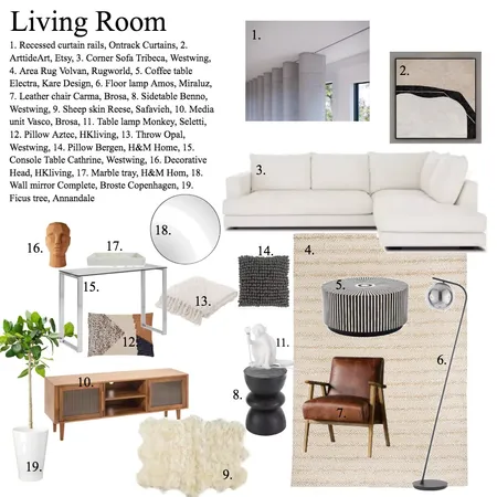 Living room Interior Design Mood Board by b.darina on Style Sourcebook