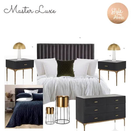 Master Bedroom -Luxe Interior Design Mood Board by Style My Abode Ltd on Style Sourcebook