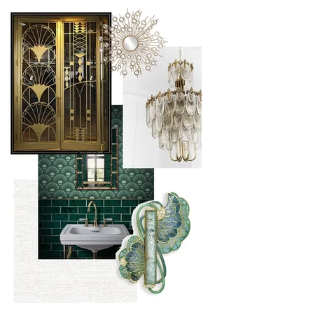 Green and Gold Interior Design Mood Board by Priscilla on Style Sourcebook