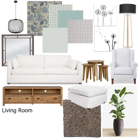 Living Room Sample Board Interior Design Mood Board by Christina Clifford on Style Sourcebook