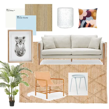 Burleigh Beach Retreat Living Room Interior Design Mood Board by hemko interiors on Style Sourcebook