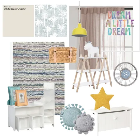 Modern Minimalist Kids Room Interior Design Mood Board by lalynnivera on Style Sourcebook
