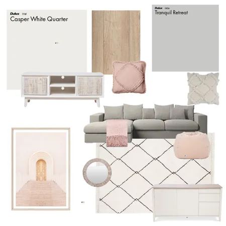 Loungeroom Module 10 Interior Design Mood Board by Olivia marney on Style Sourcebook