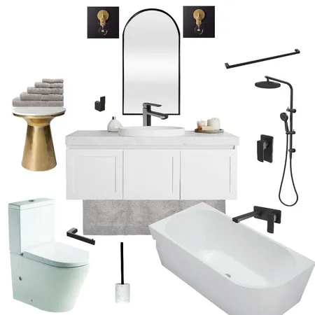 Ensuite Interior Design Mood Board by fathimeem on Style Sourcebook