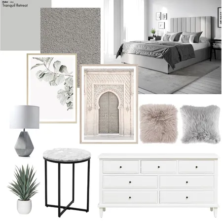 main bedroom Interior Design Mood Board by fathimeem on Style Sourcebook