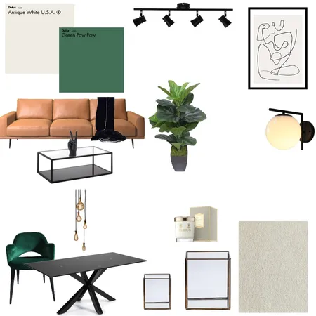 Dining Area / Living Interior Design Mood Board by Claudia Jane Brown on Style Sourcebook