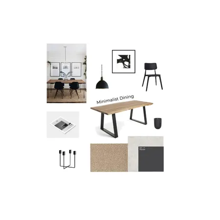 Sophisticated Minimalist Dining Interior Design Mood Board by marcvincentperol on Style Sourcebook
