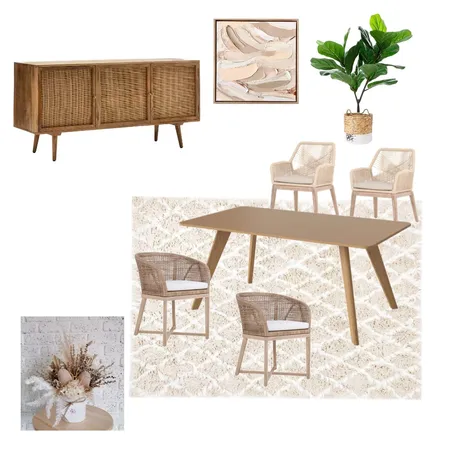 natural dining Interior Design Mood Board by Melz Interiors on Style Sourcebook