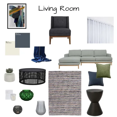 Living Room Interior Design Mood Board by THattwell on Style Sourcebook