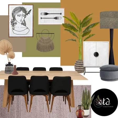 Earthy Dining Room - Oz Design Interior Design Mood Board by Velvet Tree Design on Style Sourcebook