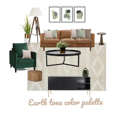 earth tone Interior Design Mood Board by HELEN NIZAN STUDIO on Style Sourcebook