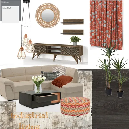 Industrial living Interior Design Mood Board by Laczi Emôke on Style Sourcebook