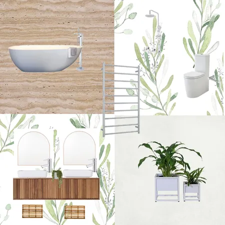 Modern Bathroom Silver Interior Design Mood Board by Fresh Start Styling & Designs on Style Sourcebook