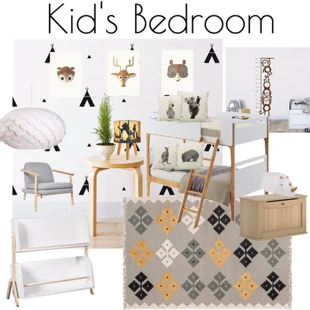 Kid's Bedroom Interior Design Mood Board by Copper & Tea Design by Lynda Bayada on Style Sourcebook