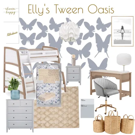 Elly's Bedroom Design 3 Interior Design Mood Board by Copper & Tea Design by Lynda Bayada on Style Sourcebook