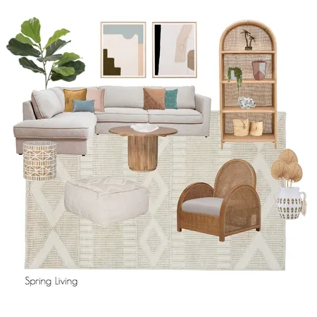 Spring Living Interior Design Mood Board by Lauren R on Style Sourcebook