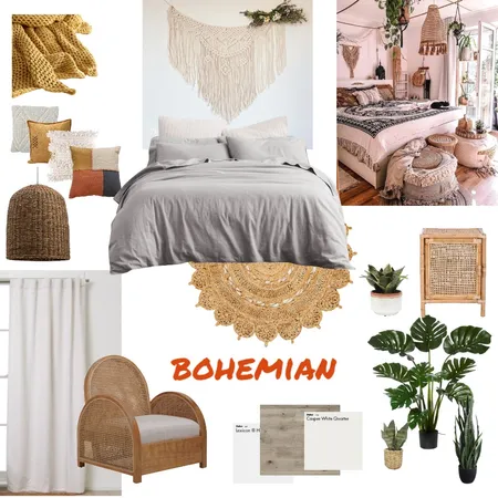 Bohemian Interior Design Mood Board by Phuong Ngo on Style Sourcebook