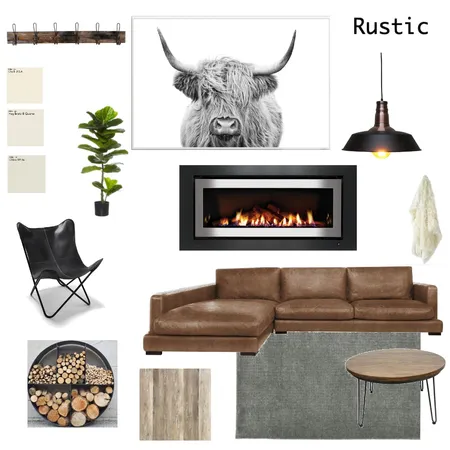 Rustic Interior Design Mood Board by Carlyoppert on Style Sourcebook