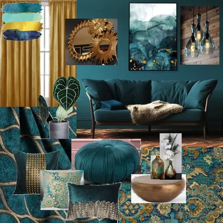 Module 3 Interior Design Mood Board by Lesley Roudebush on Style Sourcebook