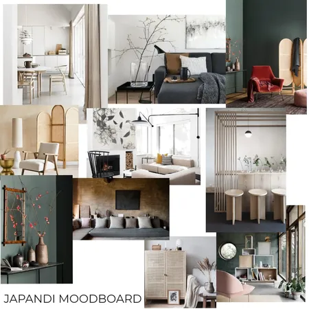 Japandi Interior Design Mood Board by chloecollins on Style Sourcebook
