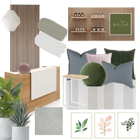 Studio Seed Reception Interior Design Mood Board by Holm & Wood. on Style Sourcebook