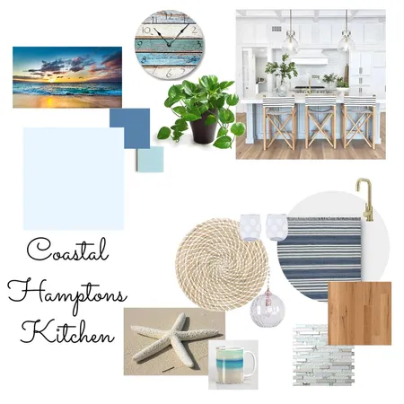 Coastal Hamptons Kitchen Interior Design Mood Board by Elizabeth Norris-Mcleod on Style Sourcebook