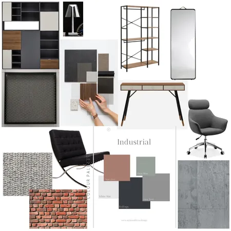 industrial Interior Design Mood Board by beril on Style Sourcebook